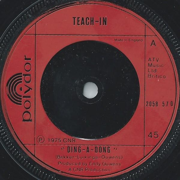 7inch Record TEACHIN DingADong 2058570 Polydor 1975 UK Dance Electronica Used
7inch Record TEACHIN DingADong 2058570 Polydor 1975 UK Dance Electronica Used
