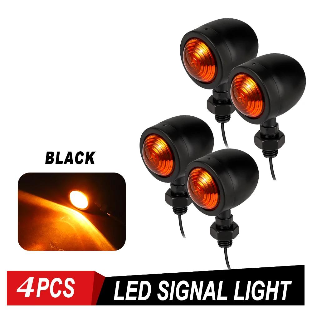 4pcs Motorcycle Signal Lamp Black Silver Brake light Moto Lighting Indicators Bullet Chrome Amber Moto Front Lamp Tail Light 12V
4pcs Motorcycle Signal Lamp Black Silver Brake light Moto Lighting Indicators Bullet Chrome Amber Moto Front Lamp Tail Light 12V