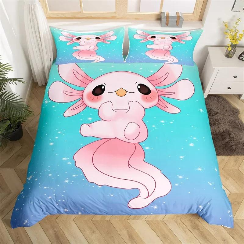 Comforter Galaxy Twin King Cute Axolotl Bedding Set Cartoon Salamander Comforter Polyester Ocean Sealife Comforter (quilt)-EU Single(135*200cm)3pcs
Comforter Galaxy Twin King Cute Axolotl Bedding Set Cartoon Salamander Comforter Polyester Ocean Sealife Comforter (quilt)-EU Single(135*200cm)3pcs