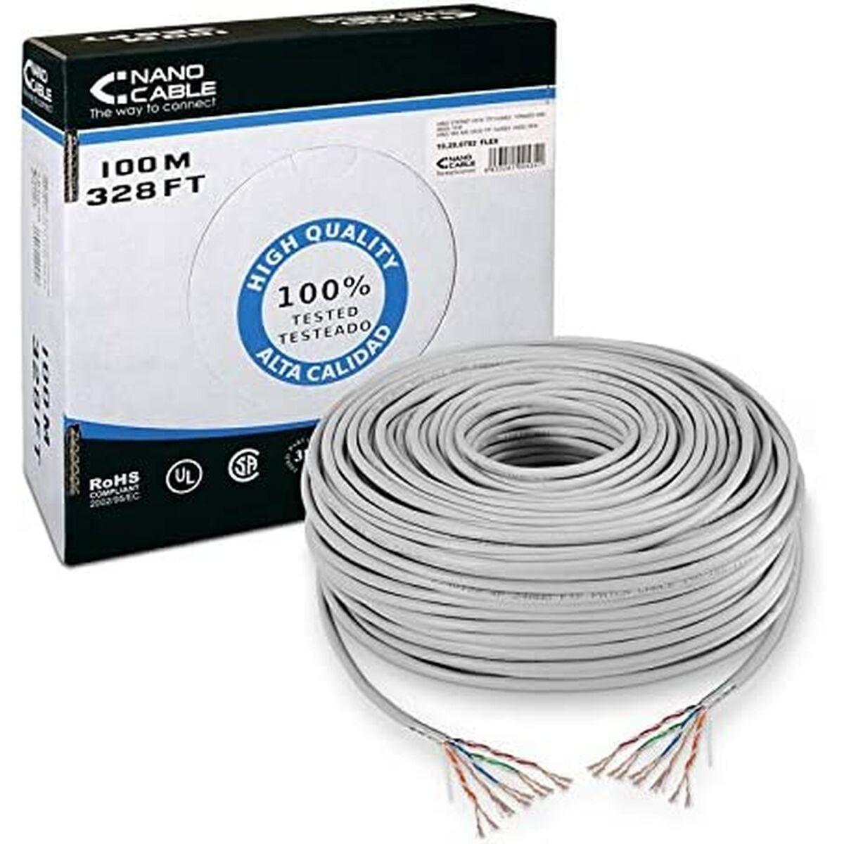Жесткий сетевой кабель UTP 6-й категории NANOCABLE КАБЕЛЬ КРАСНЫЙ RJ45 CAT.5E FTP ГИБКИЙ AWG24, 100 м Серый 100 м
Жесткий сетевой кабель UTP 6-й категории NANOCABLE КАБЕЛЬ КРАСНЫЙ RJ45 CAT.5E FTP ГИБКИЙ AWG24, 100 м Серый 100 м