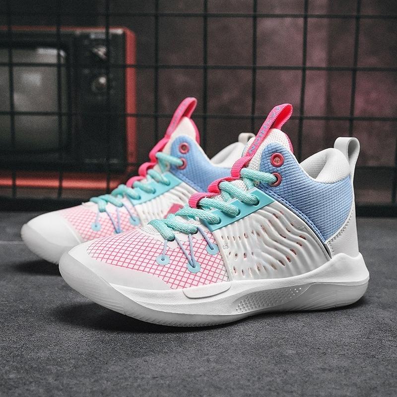 High Top Mesh Basketball Shoes for Kids Teens Autumn Winter Breathable Training Sneakers size 30
High Top Mesh Basketball Shoes for Kids Teens Autumn Winter Breathable Training Sneakers size 30