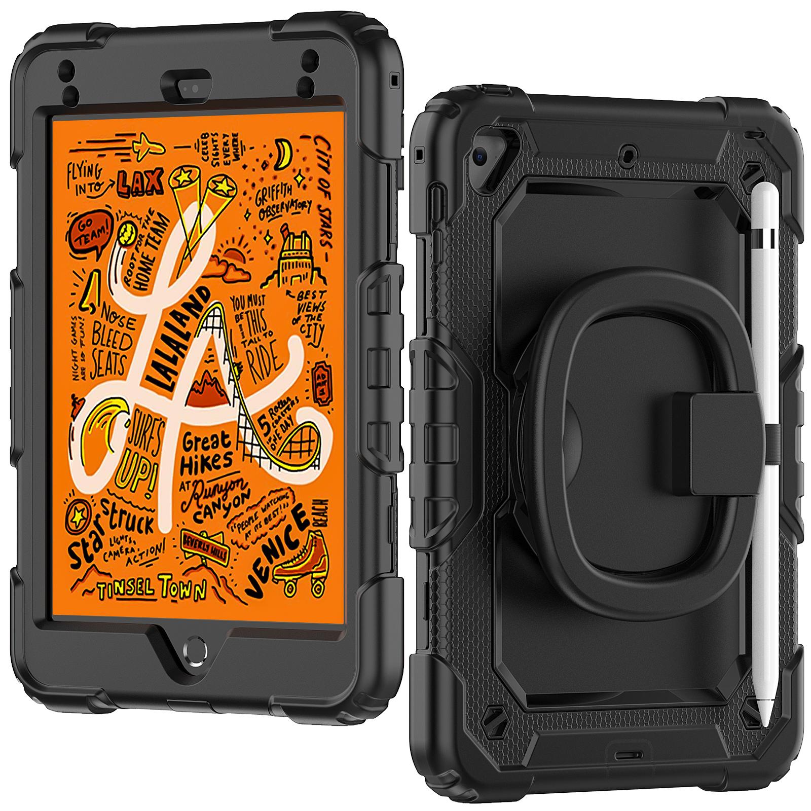 Protective Case for iPad mini 4/mini (2019) 7.9 inch Anti-Drop Tablet Case 360-Degree Rotating Kickstand PC+Silicone Cover with Shoulder Strap Black
Protective Case for iPad mini 4/mini (2019) 7.9 inch Anti-Drop Tablet Case 360-Degree Rotating Kickstand PC+Silicone Cover with Shoulder Strap Black