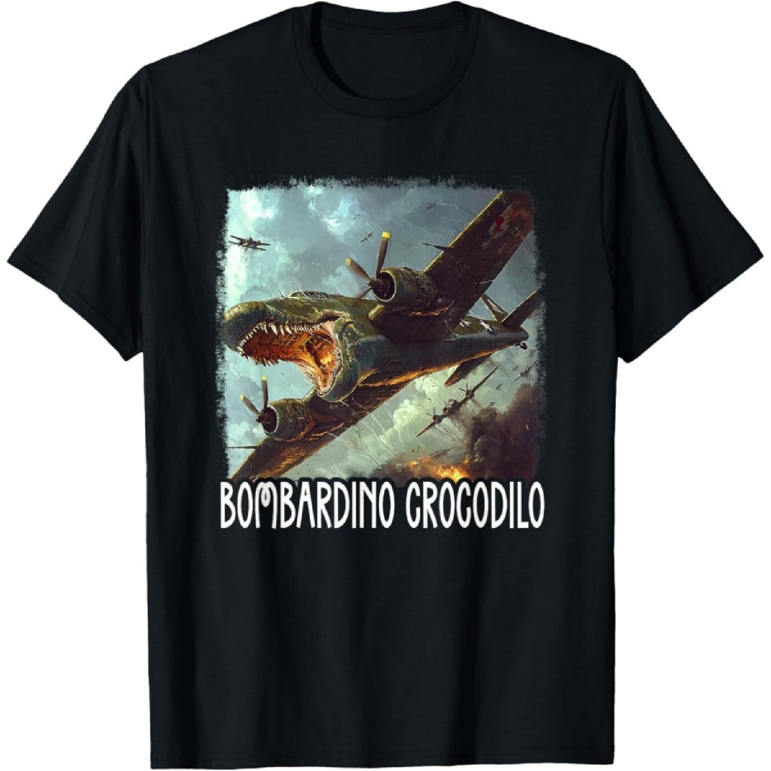 Funny _Bombardino Crocodilo_ T-Shirt(1) XXXXXL чорний
Funny _Bombardino Crocodilo_ T-Shirt(1) XXXXXL чорний