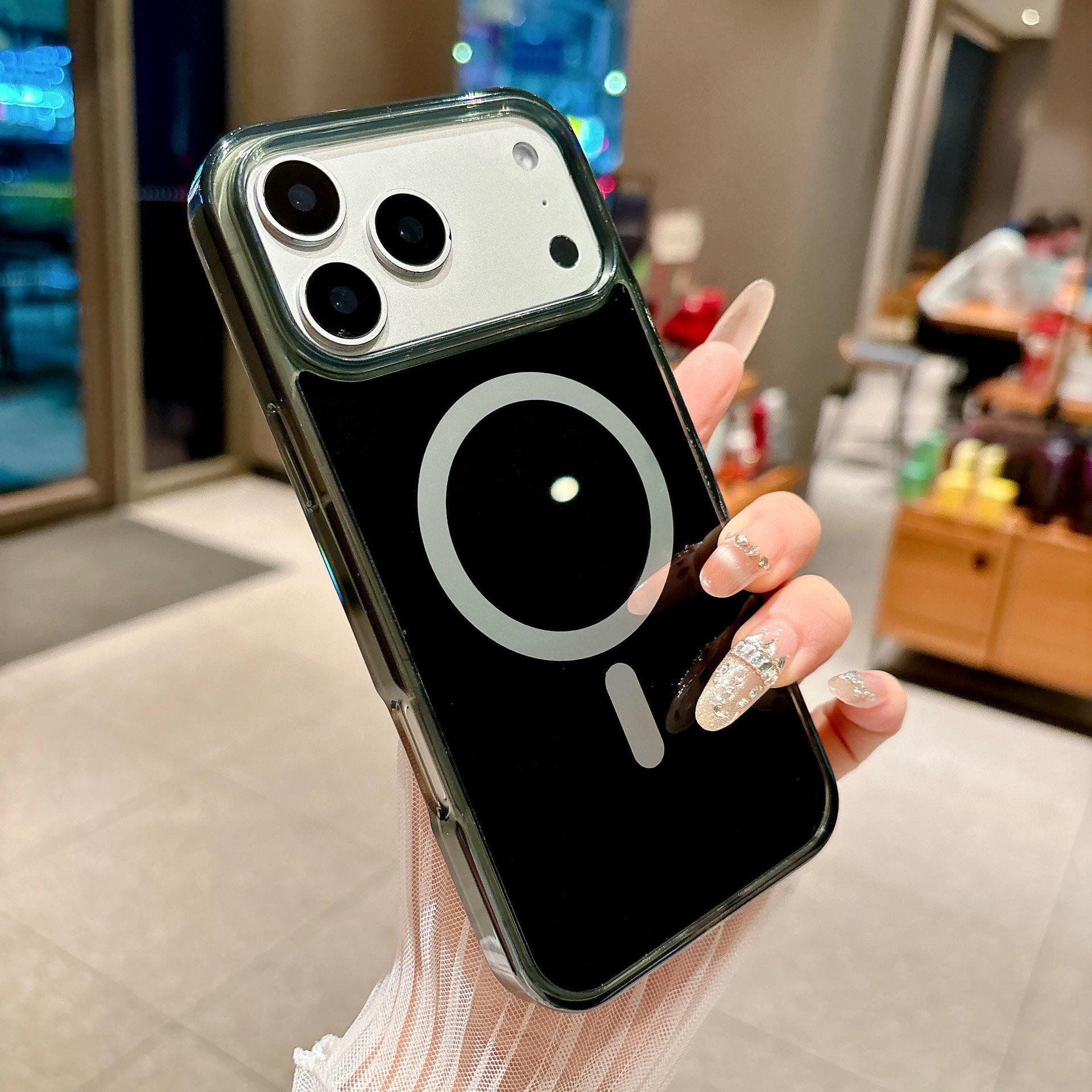 Magnetic Anti-Slip Protective Case for iPhone 17 PM/16 Pro/15 Pro - Simple Solid Color Design 17 чёрный
Magnetic Anti-Slip Protective Case for iPhone 17 PM/16 Pro/15 Pro - Simple Solid Color Design 17 чёрный