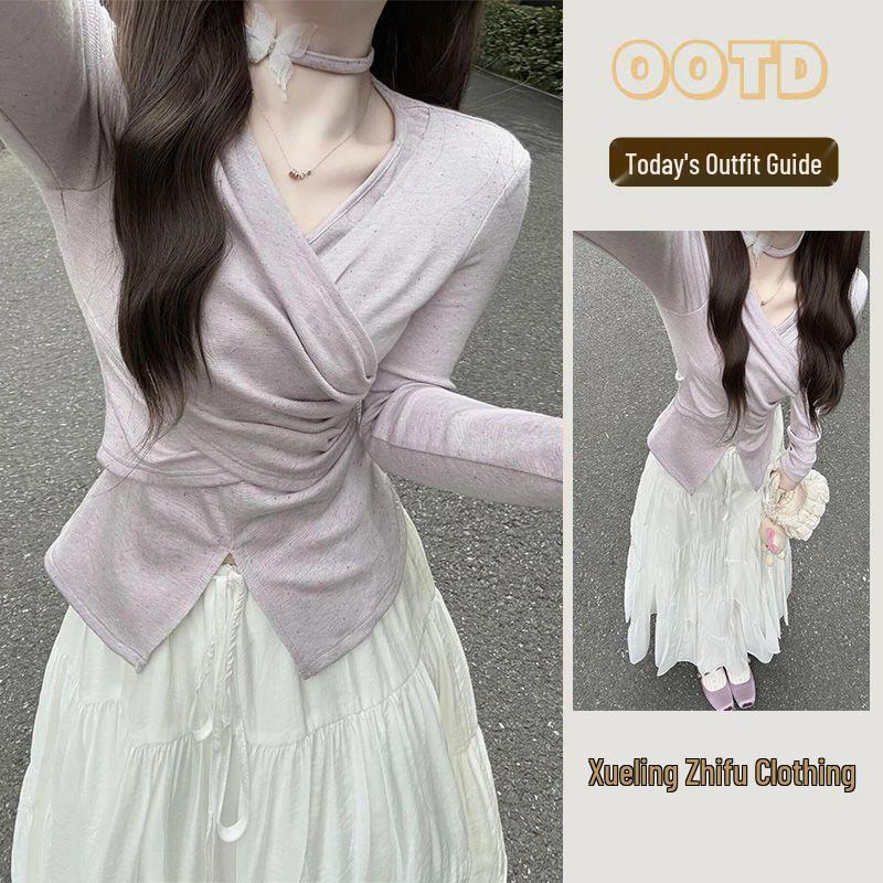 French Style Waist-Cinching Purple Top and High-Waisted Long Skirt Two-Piece Set for Women S (recommended for 38-45 kg)
French Style Waist-Cinching Purple Top and High-Waisted Long Skirt Two-Piece Set for Women S (recommended for 38-45 kg)