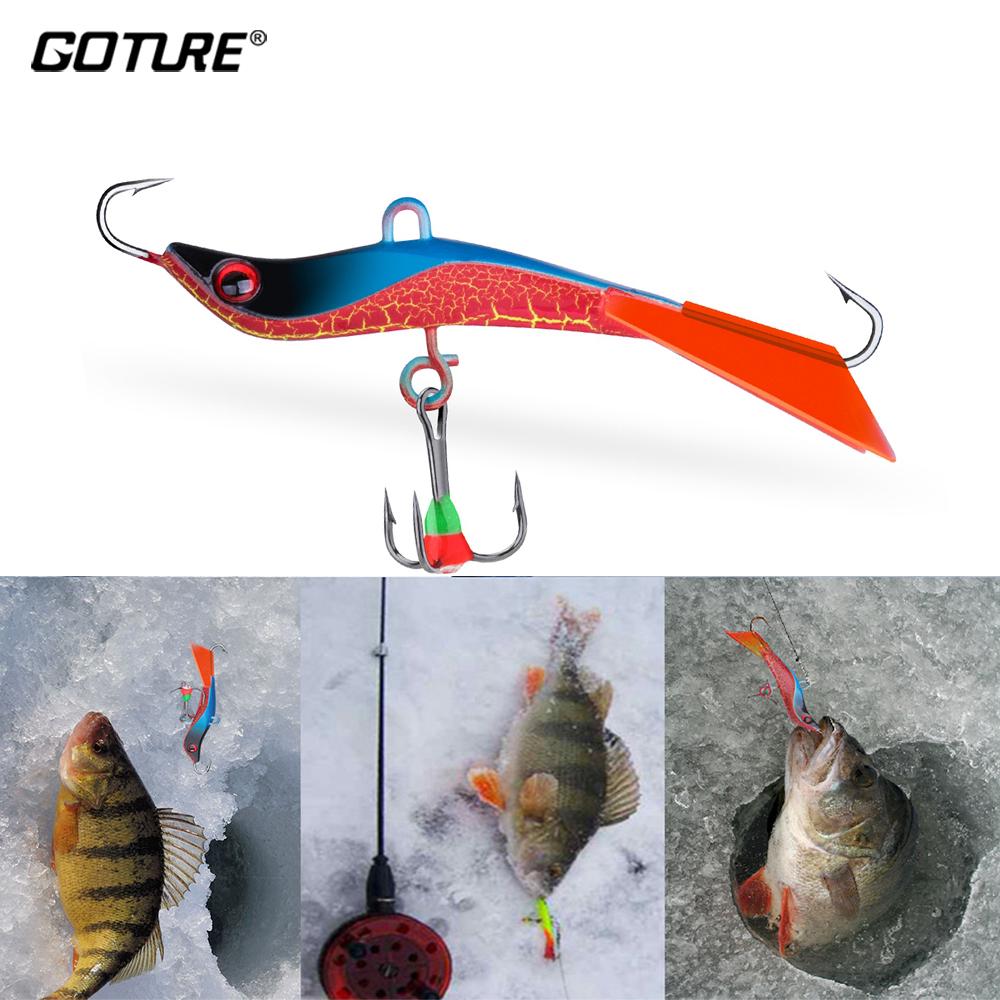 Goture 1pc Ice Winter Fishing Lure Luminous Balancer 7.1cm 14.4g S-Shaped Barbed Treble Hook 3D Angry Eye For Trout Fishing Bait
Goture 1pc Ice Winter Fishing Lure Luminous Balancer 7.1cm 14.4g S-Shaped Barbed Treble Hook 3D Angry Eye For Trout Fishing Bait