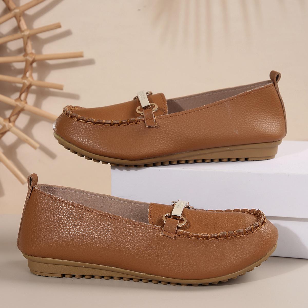 Женские одинарные туфли на плоской подошве с металлической пряжкой-перекрестием для ношения на улице, новые модели весна-осень, европейская и американская мода, универсальные повседневные одинарные туфли 43 темно-коричневого
Женские одинарные туфли на плоской подошве с металлической пряжкой-перекрестием для ношения на улице, новые модели весна-осень, европейская и американская мода, универсальные повседневные одинарные туфли 43 темно-коричневого