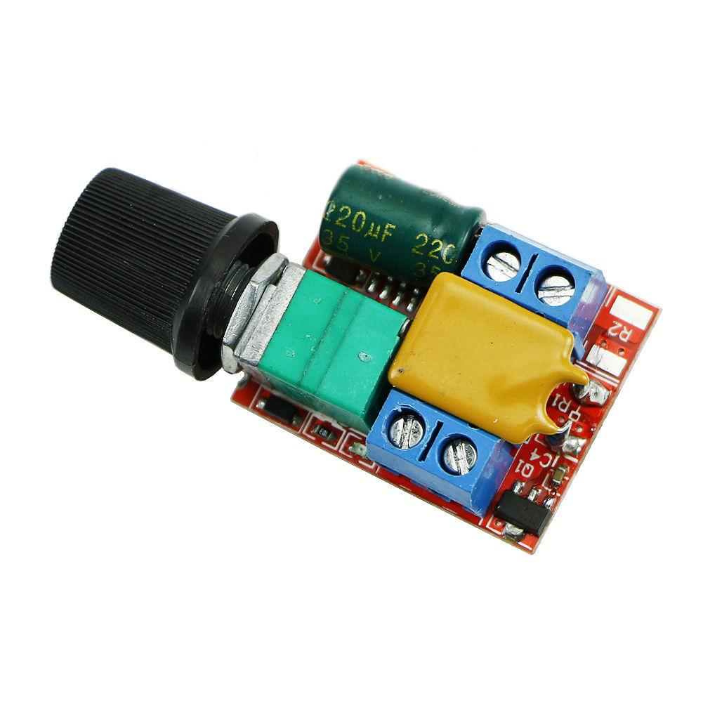 5Pcs DC Motor Speed Control PWM Potentiometer Governor 90W Speed Regulator Switch 5A Ultra-mini LED dimmer DC 3V-35V 10khz/20khz
5Pcs DC Motor Speed Control PWM Potentiometer Governor 90W Speed Regulator Switch 5A Ultra-mini LED dimmer DC 3V-35V 10khz/20khz