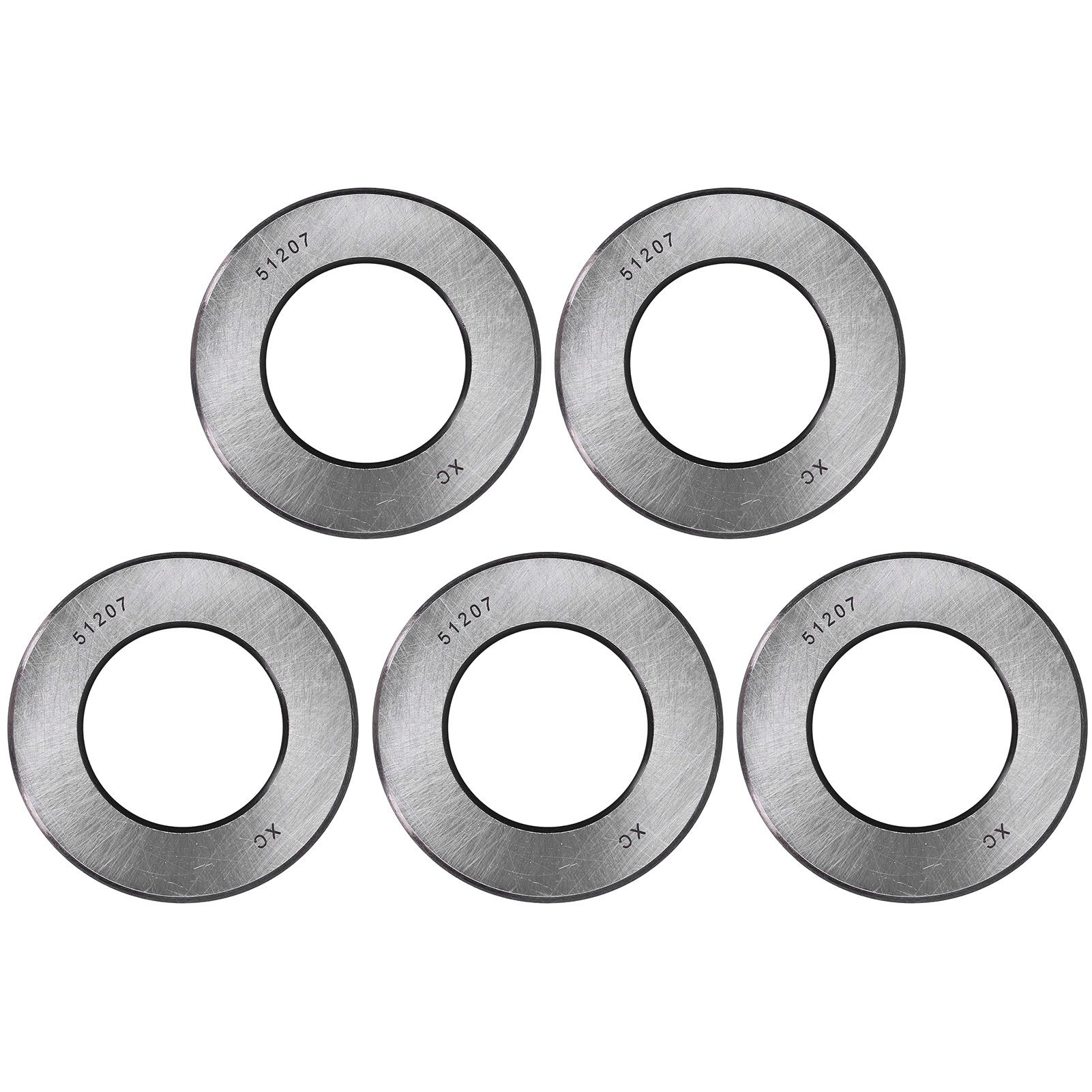 5Pcs Thrust Ball Bearings Plane Axial Thrust Balls Bearing for Crane Hooks Vertical Water
5Pcs Thrust Ball Bearings Plane Axial Thrust Balls Bearing for Crane Hooks Vertical Water