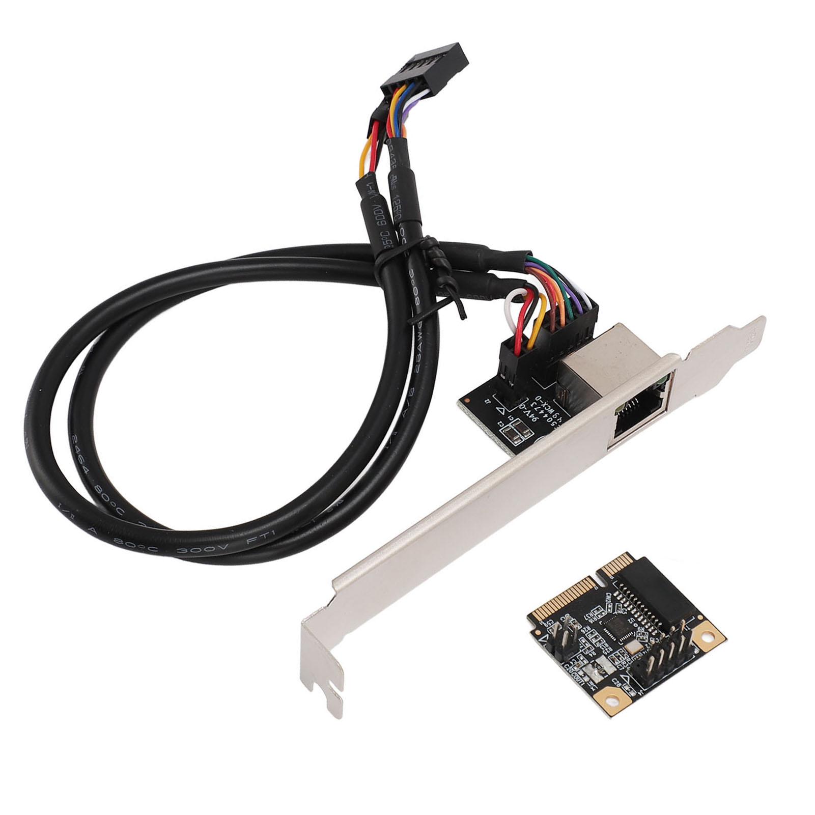 1000M Wired PCIe Network Card Mini PCIE to Gigabit PCI Express Ethernet Adapter RJ45 Ports for
1000M Wired PCIe Network Card Mini PCIE to Gigabit PCI Express Ethernet Adapter RJ45 Ports for
