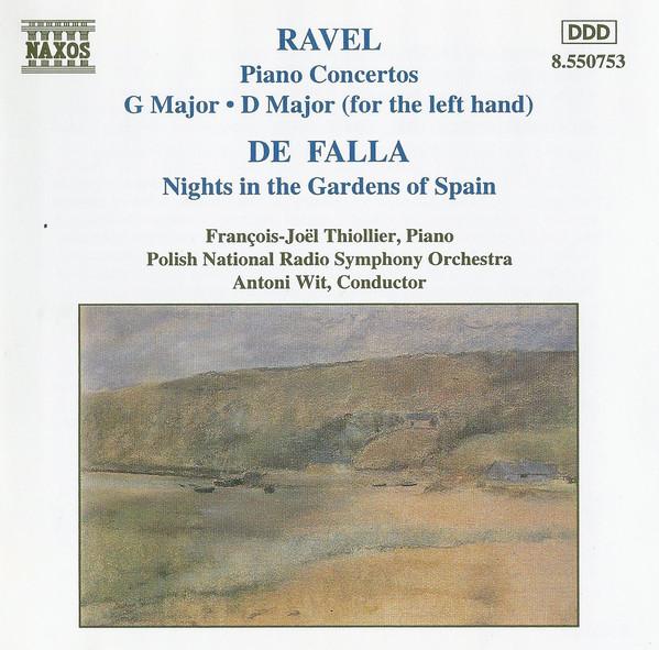 CD MANUEL DE FALLA, MAURICE RAVEL, ANT - Piano Concerti / Nights in the Gard 8550753 Naxos 1994 Europe Classical Used
CD MANUEL DE FALLA, MAURICE RAVEL, ANT - Piano Concerti / Nights in the Gard 8550753 Naxos 1994 Europe Classical Used