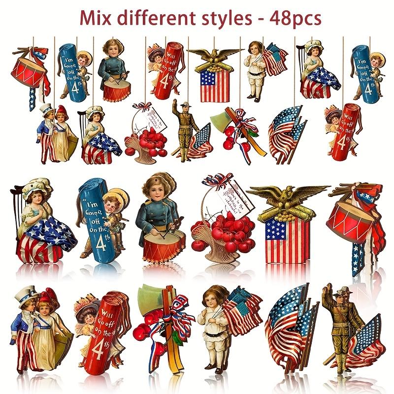 48 шт. деревянных ретро декоративных деревьев для патриотического украшения, подвесные декоративные аксессуары, украшение для вечеринки в честь Дня независимости 48-Pack
48 шт. деревянных ретро декоративных деревьев для патриотического украшения, подвесные декоративные аксессуары, украшение для вечеринки в честь Дня независимости 48-Pack