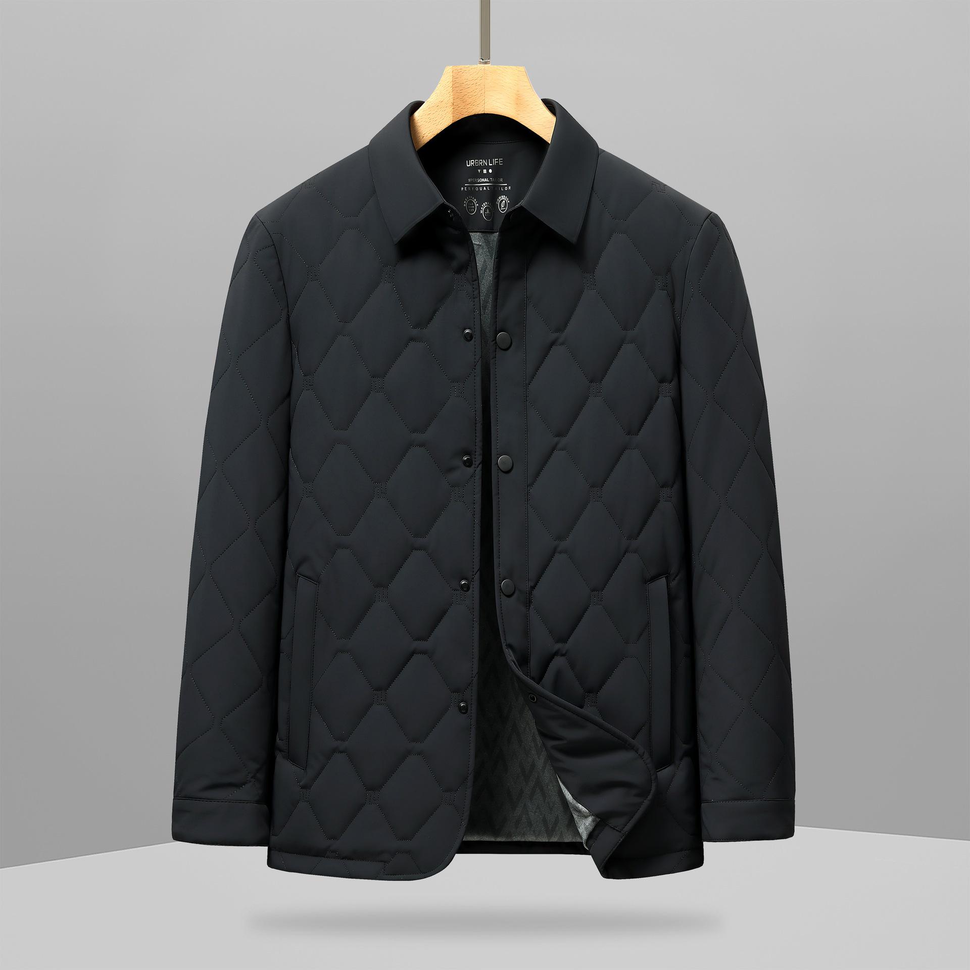 Men s Winter Lapel Cotton Jacket - Mulberry Silk, Thick & Warm, Casual Business Outerwear M/L світло-синій колір
Men s Winter Lapel Cotton Jacket - Mulberry Silk, Thick & Warm, Casual Business Outerwear M/L світло-синій колір