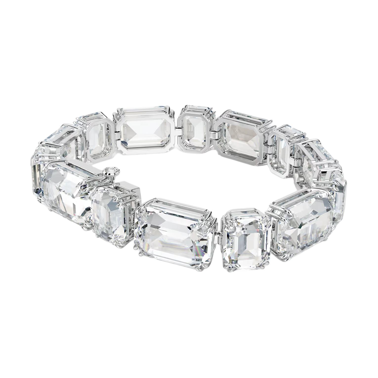 Swarovski Millenia Embedded Design Crystal Rhodium Plated Bracelet Unisex bracelet White 5705770 Box (Random Color)
Swarovski Millenia Embedded Design Crystal Rhodium Plated Bracelet Unisex bracelet White 5705770 Box (Random Color)