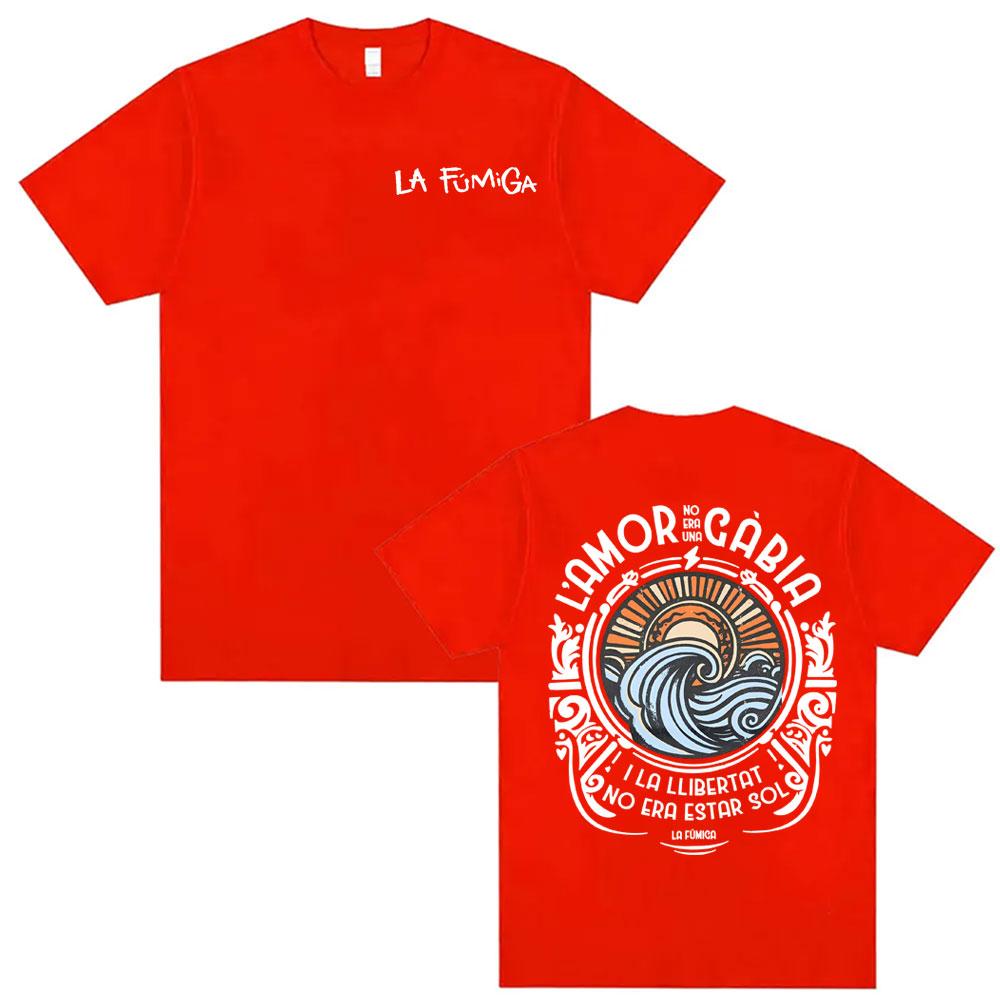 Band La Fumiga Llibertat Album Merch Tshirts for Men Women Harajuku Gothic Summer T Shirt High Quality Comfort Cotton Tshirt S
Band La Fumiga Llibertat Album Merch Tshirts for Men Women Harajuku Gothic Summer T Shirt High Quality Comfort Cotton Tshirt S