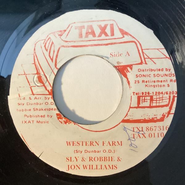 7inch Record SLY & ROBBIE & JON WILLIAMS - Western Farm TAX0110 Taxi Jamaica Reggae, Ska & Dub Used
7inch Record SLY & ROBBIE & JON WILLIAMS - Western Farm TAX0110 Taxi Jamaica Reggae, Ska & Dub Used