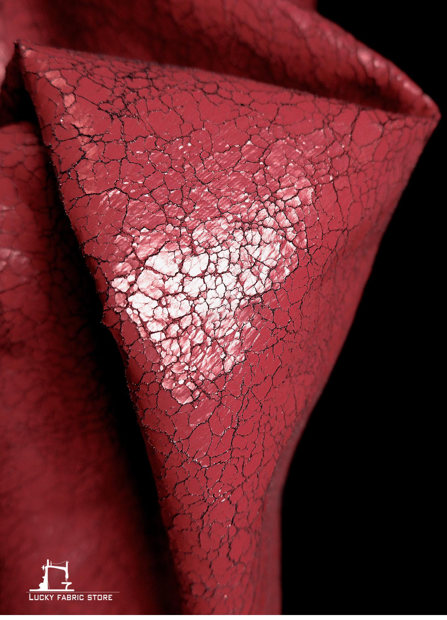 50x147cm Dark Crimson Cracked Texture PU Leather Vintage-style Retro Dress Coat Creative Fashion Designer Fabric 50x147cm красный
50x147cm Dark Crimson Cracked Texture PU Leather Vintage-style Retro Dress Coat Creative Fashion Designer Fabric 50x147cm красный