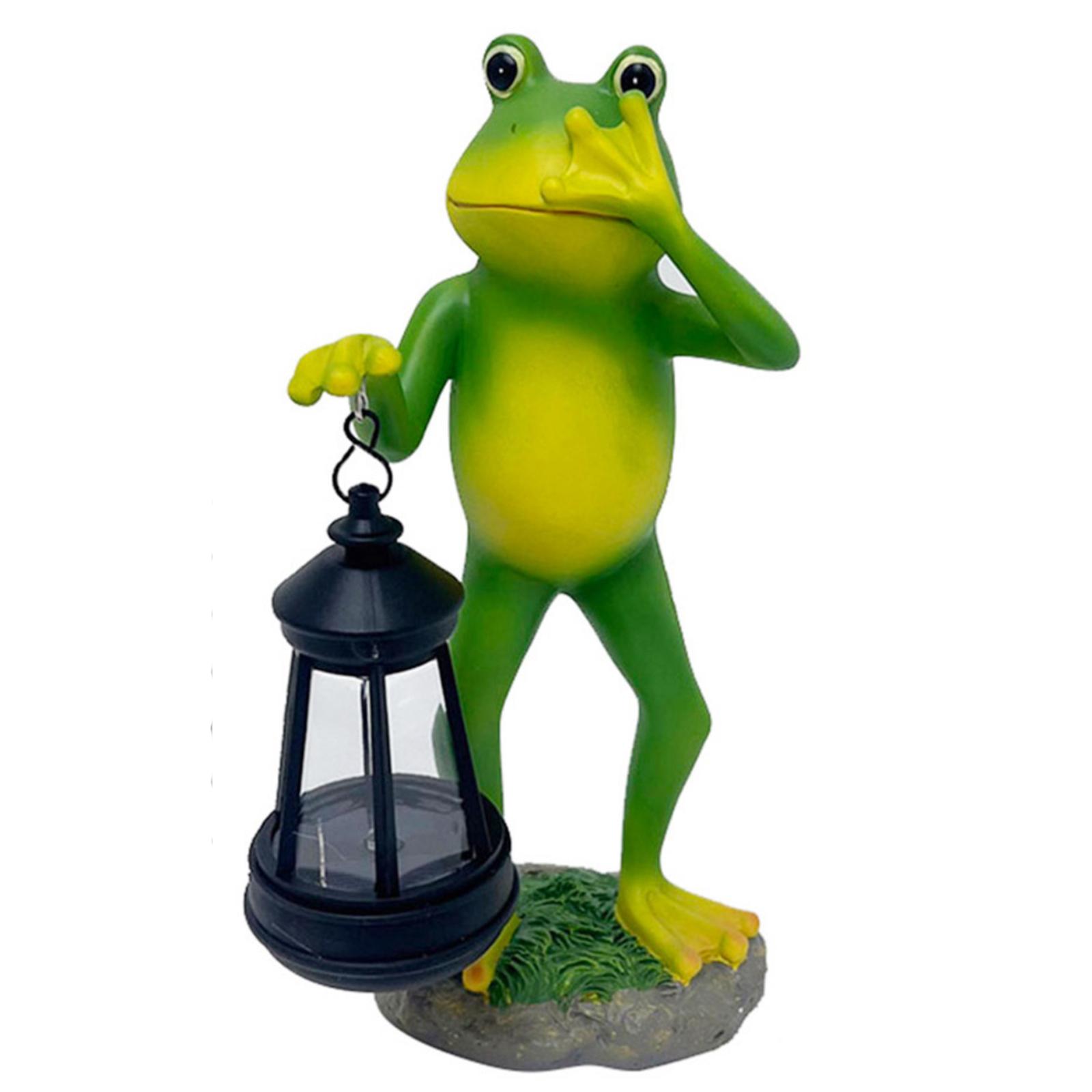 Solar Powered Frog Lantern Outdoor Garden Statue Waterproof Landscape Light Decorative Patio Yard Accent with LED Night Lighting for Pathway One Size
Solar Powered Frog Lantern Outdoor Garden Statue Waterproof Landscape Light Decorative Patio Yard Accent with LED Night Lighting for Pathway One Size