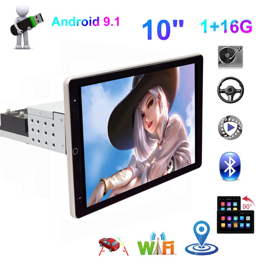10-дюймовая автомагнитола Android 9.1, головное устройство, 1 DIN, поворотный HD-экран, GPS-навигация
10-дюймовая автомагнитола Android 9.1, головное устройство, 1 DIN, поворотный HD-экран, GPS-навигация
