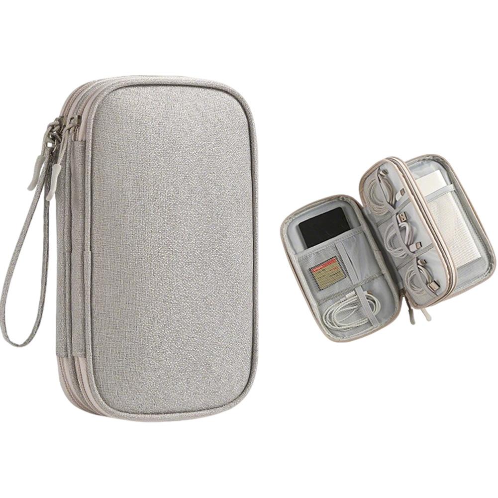 Data Cable Storage Bag Travel Storage Bag Portable Waterproof Double-layer Storage Bag Wire Storage Box сірий
Data Cable Storage Bag Travel Storage Bag Portable Waterproof Double-layer Storage Bag Wire Storage Box сірий