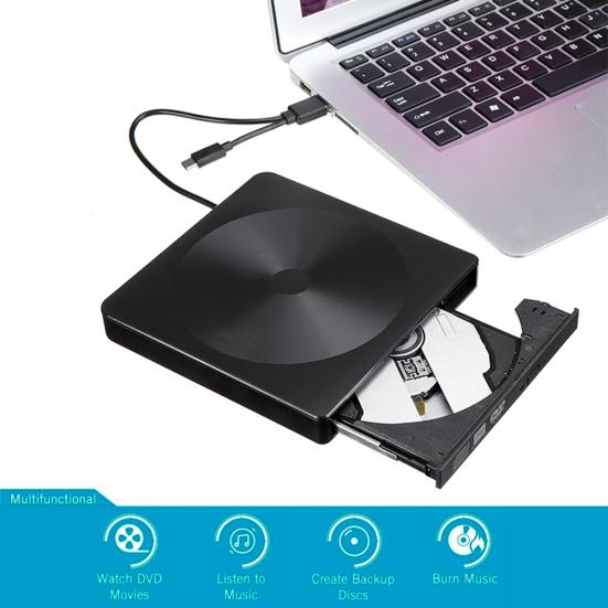 Портативный оптический привод USB 3.0 Type-c, внешний DVD-плеер для компьютеров, ноутбуков
Портативный оптический привод USB 3.0 Type-c, внешний DVD-плеер для компьютеров, ноутбуков