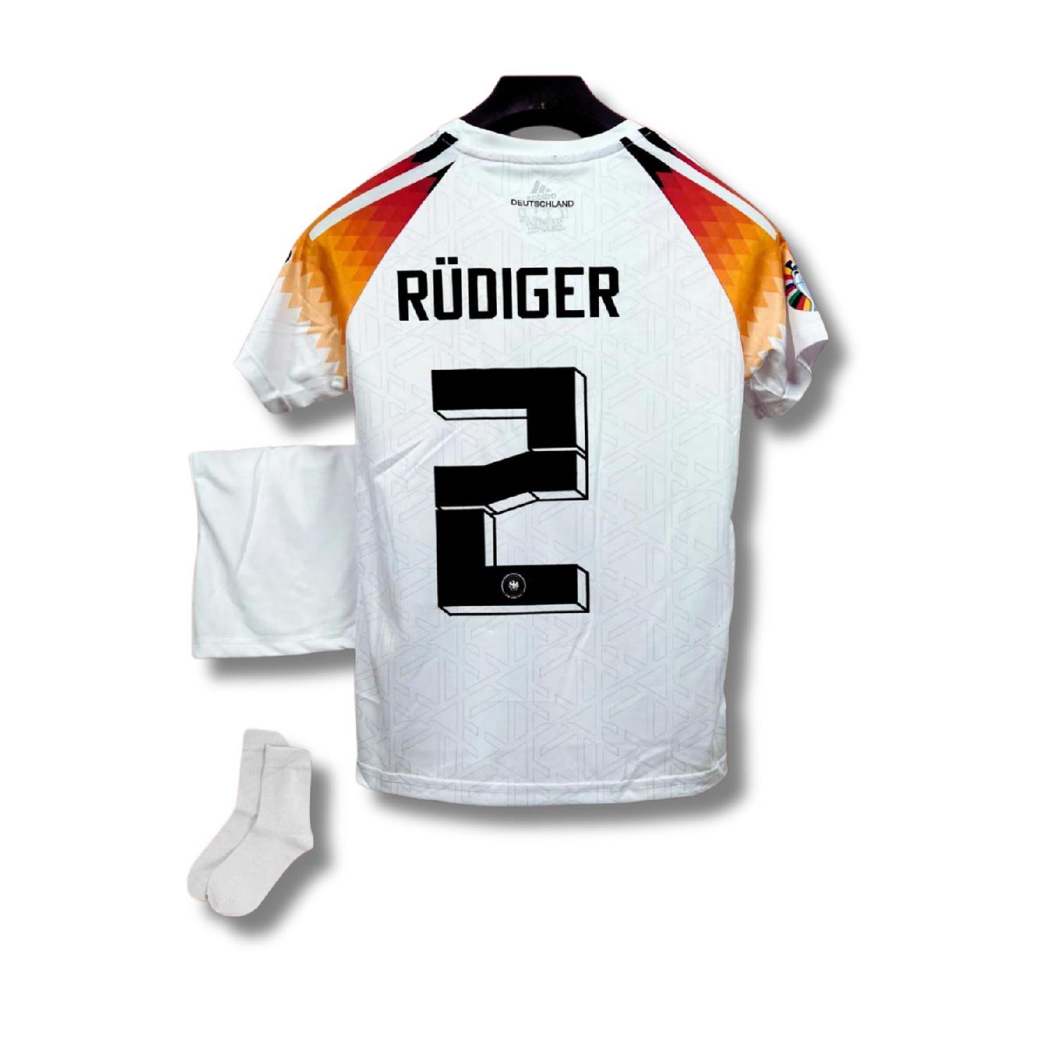 Germany Rdiger White Kids Jersey (jersey-shorts-socks-bracelet) Set Of 4 3-4 Yaş чистый
Germany Rdiger White Kids Jersey (jersey-shorts-socks-bracelet) Set Of 4 3-4 Yaş чистый