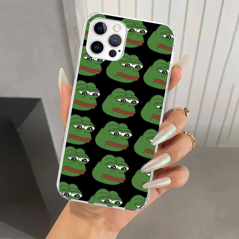 Cute Frogs Party Sad P-Pepe Phone Case for Iphone 17 Air 16 15 Plus 14 13 Mini 12 11 Pro Max 16E 7 8 SE 2020 Soft Funda Print Sh iPhone 15 Pro Max
Cute Frogs Party Sad P-Pepe Phone Case for Iphone 17 Air 16 15 Plus 14 13 Mini 12 11 Pro Max 16E 7 8 SE 2020 Soft Funda Print Sh iPhone 15 Pro Max