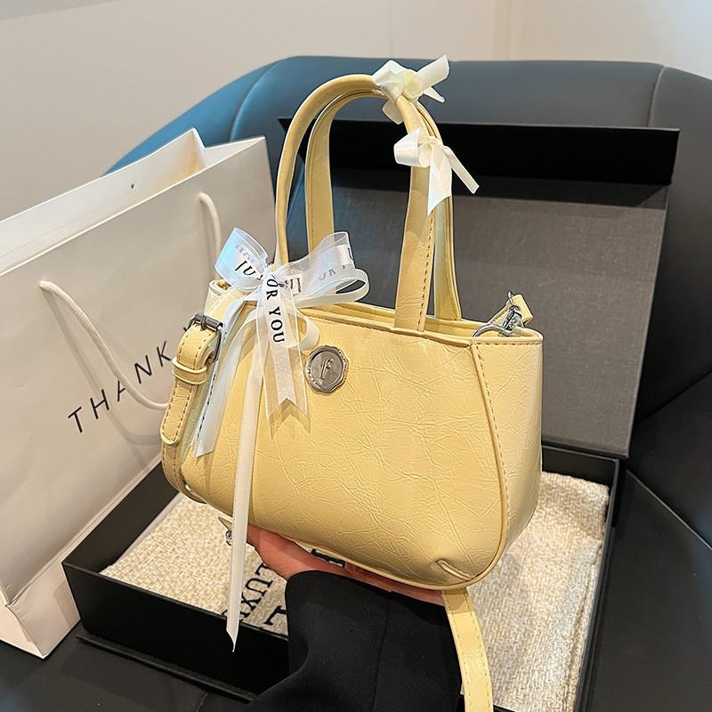 IELGY Премиальная текстурированная универсальная сумка-мессенджер через плечо, стильная серебристая портативная маленькая квадратная сумка жёлтый