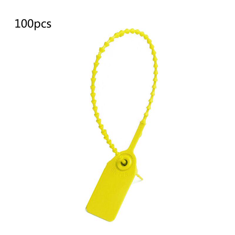 100Pcs Self-Locking Signage Tie Plastic Tamper Security Seals (250mm/10 Length) жовтий
100Pcs Self-Locking Signage Tie Plastic Tamper Security Seals (250mm/10 Length) жовтий
