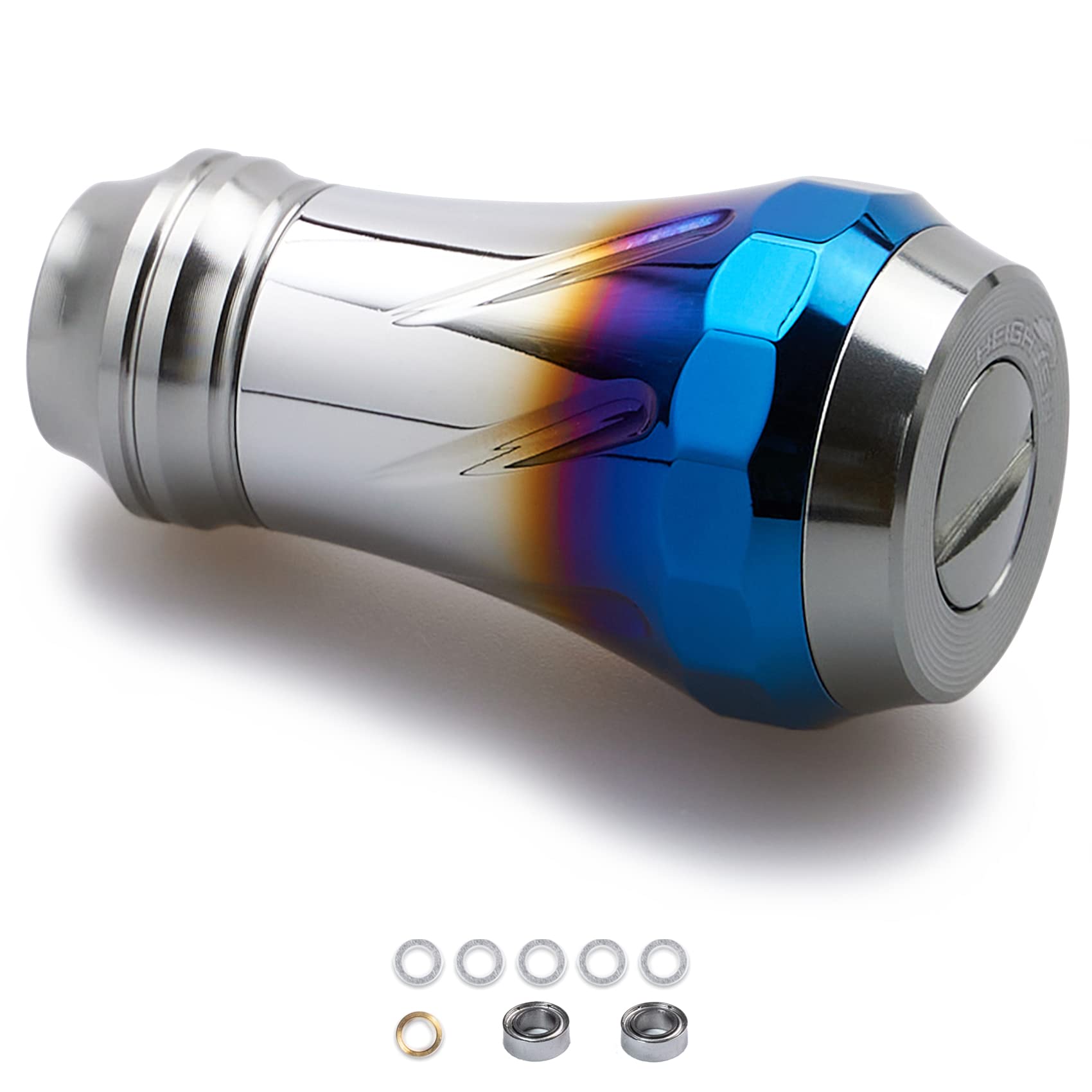 HEIGHTEN 20mm Reel Handle Knob 10g 7 Colors for Type A Type S 70 Aviation Aluminum Aurora Series Shimano/Daiwa (Shimano) (Daiwa) (Gunmetal)
HEIGHTEN 20mm Reel Handle Knob 10g 7 Colors for Type A Type S 70 Aviation Aluminum Aurora Series Shimano/Daiwa (Shimano) (Daiwa) (Gunmetal)