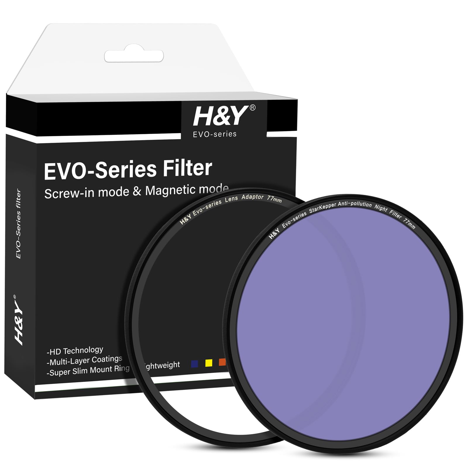 Starry Nightscape Filter 77mm EVO Night Filter Kit EVO Compatible with both magnetic and types Starry sky photography Light pollution cut filter Thin
Starry Nightscape Filter 77mm EVO Night Filter Kit EVO Compatible with both magnetic and types Starry sky photography Light pollution cut filter Thin
