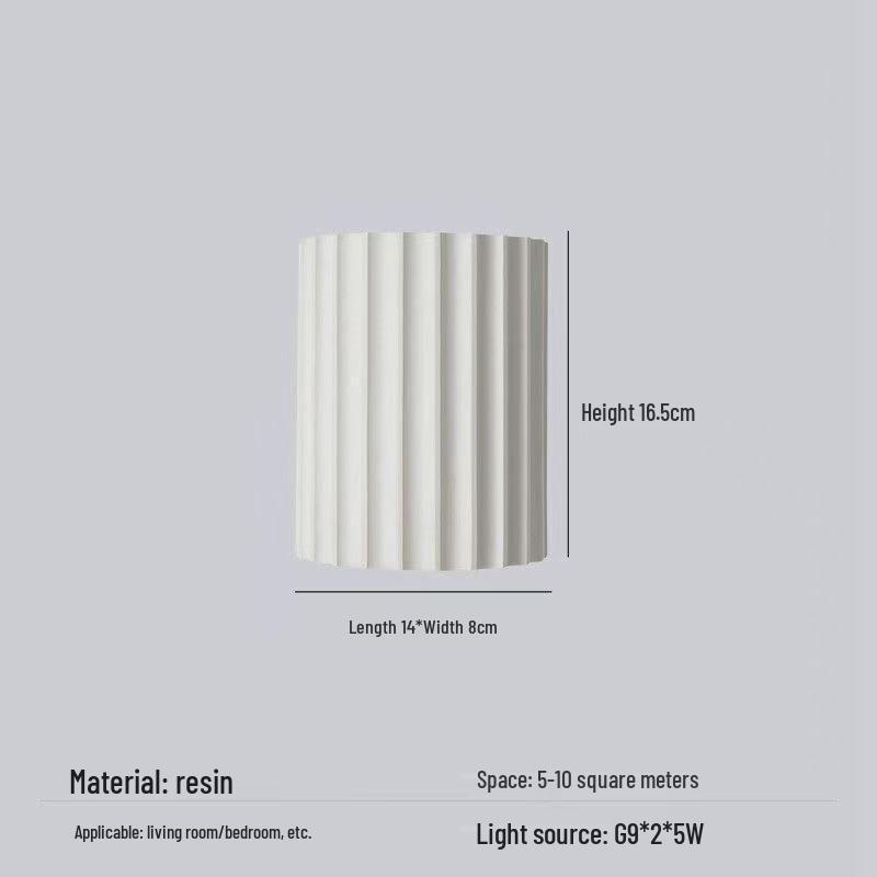 2025 Macaron Wall Sconce: Cross-Border Bedroom Lamp with Resin Roman Column Design for Hallways and Living Rooms Without Light Source білий
2025 Macaron Wall Sconce: Cross-Border Bedroom Lamp with Resin Roman Column Design for Hallways and Living Rooms Without Light Source білий