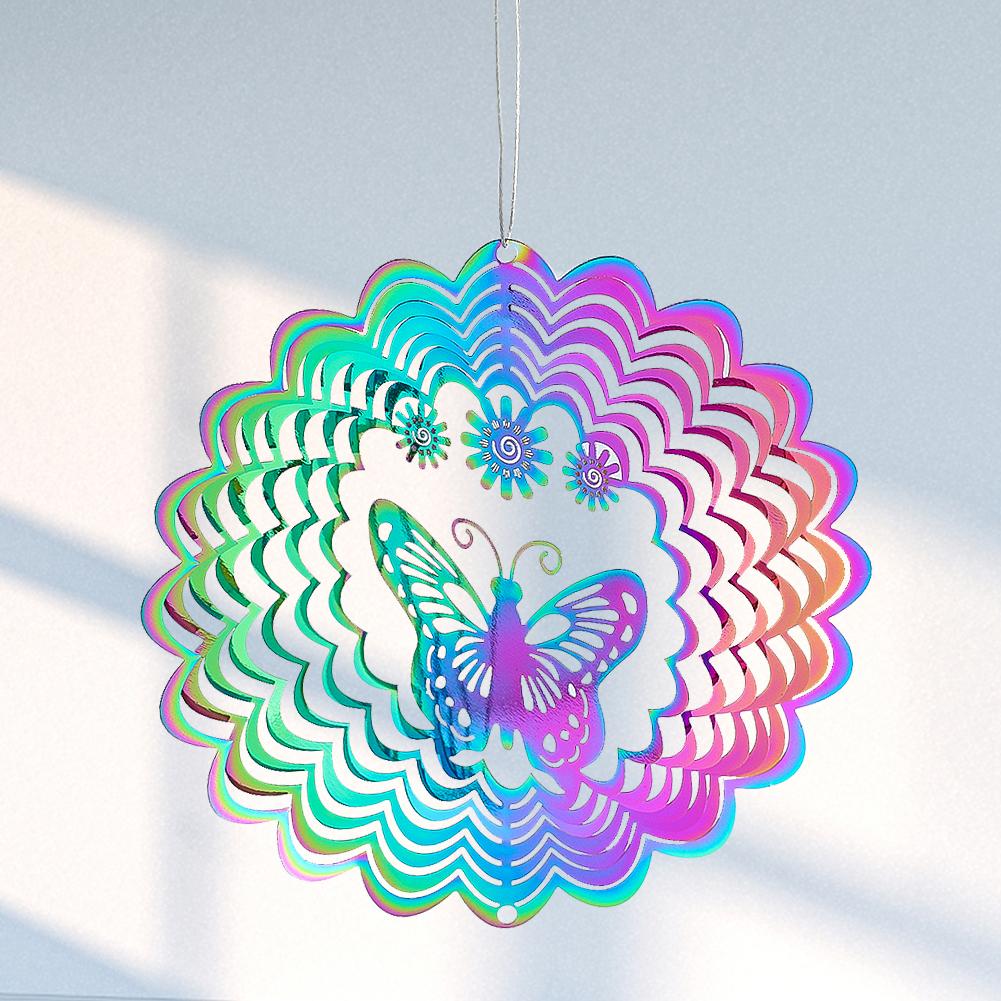 Плавающая бабочка, вращающаяся 3D-вертушка с градиентным цветом, подвеска с колокольчиками, отпугивающая птиц, вдали от двора, подвесной декор для сада
Плавающая бабочка, вращающаяся 3D-вертушка с градиентным цветом, подвеска с колокольчиками, отпугивающая птиц, вдали от двора, подвесной декор для сада