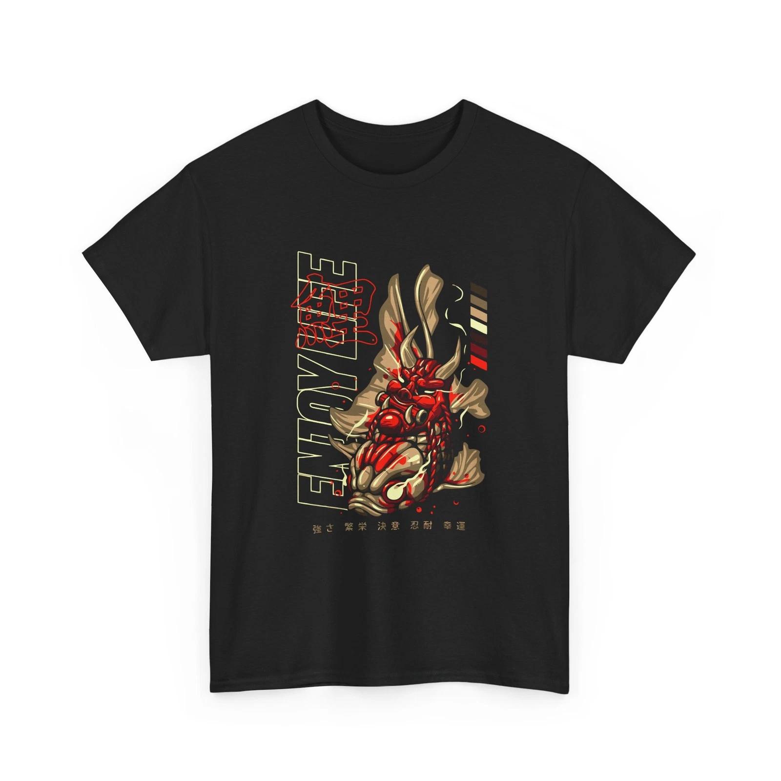 Demon Fish T-Shirt | Asian Design Graphic Tee, Enjoy Life Cotton T-Shirt Unisex S
Demon Fish T-Shirt | Asian Design Graphic Tee, Enjoy Life Cotton T-Shirt Unisex S