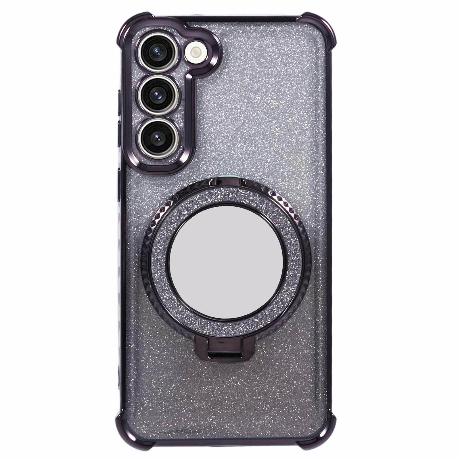 For Samsung Galaxy S23+ Case Glitter Gradient TPU Phone Cover Ring Holder Mirror Black
For Samsung Galaxy S23+ Case Glitter Gradient TPU Phone Cover Ring Holder Mirror Black