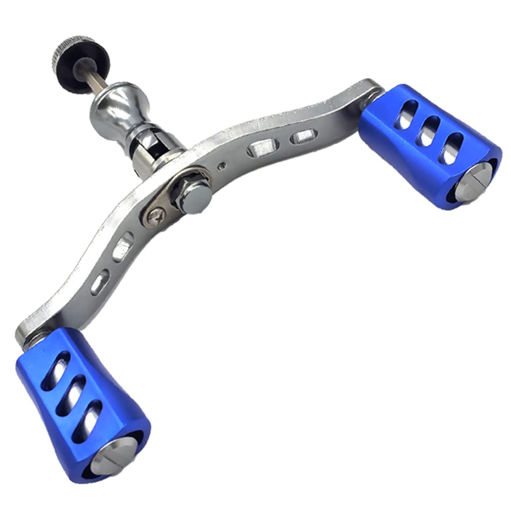 VISPREA Double Handle Aluminum Alloy Spinning Reel Handle Reel Parts 111mm Compatible with DAIWA Hexagonal Fixed Aluminum Alloy Body Metal Knob Custom синій
VISPREA Double Handle Aluminum Alloy Spinning Reel Handle Reel Parts 111mm Compatible with DAIWA Hexagonal Fixed Aluminum Alloy Body Metal Knob Custom синій