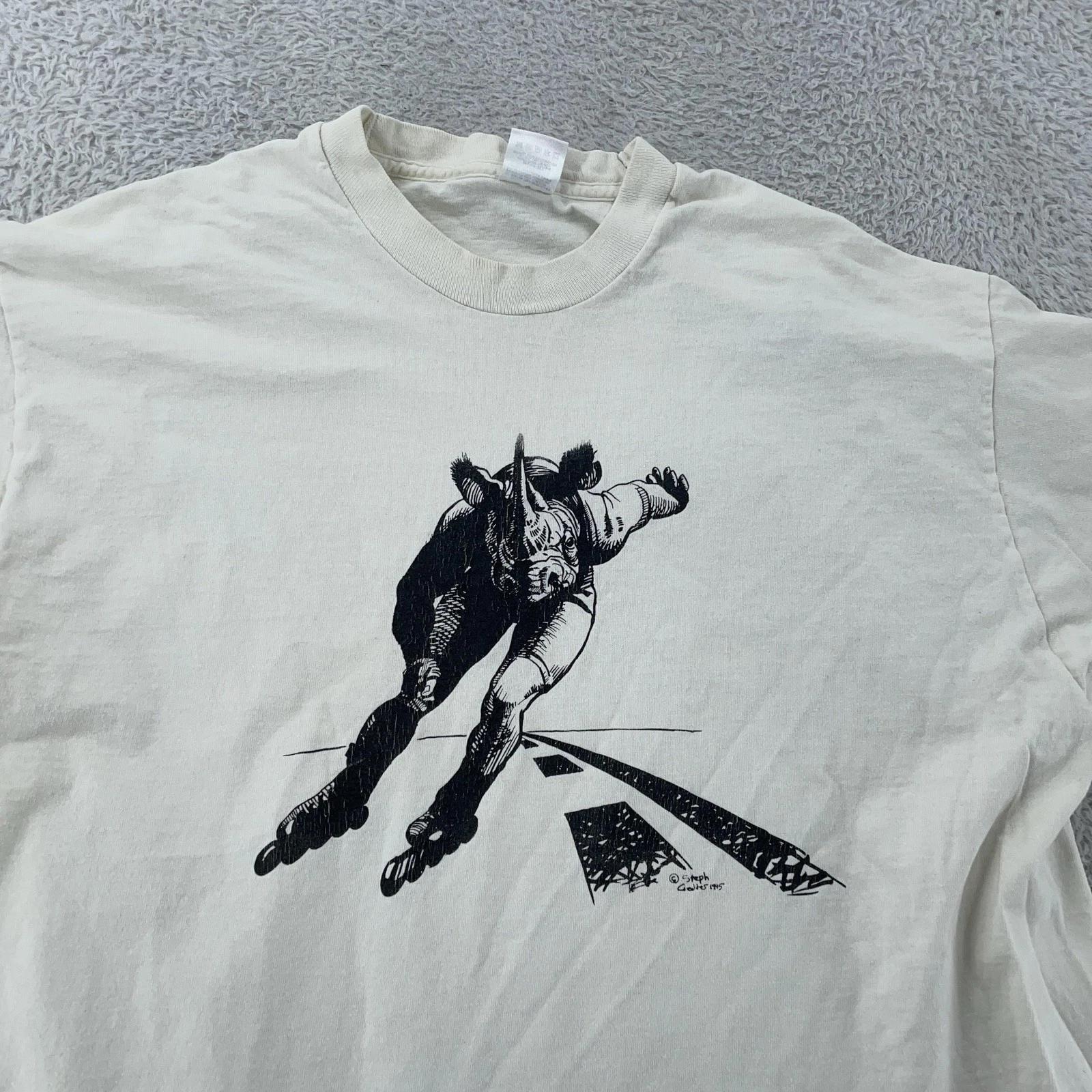 Vintage Rhino Rollerblading Shirt Mens Large/XL Inline Skate Art Skater Surf 90s 2XL
Vintage Rhino Rollerblading Shirt Mens Large/XL Inline Skate Art Skater Surf 90s 2XL