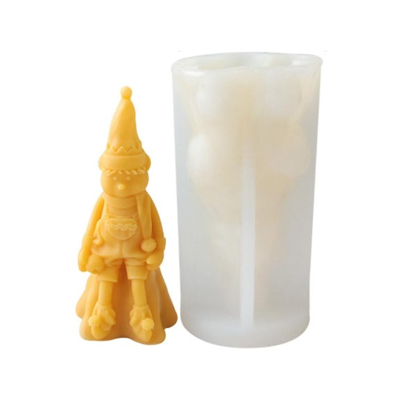 Christmas Candle Mold Elf Doll Aromatherapys Silicone Molds Home Decorations Scented Candle Mold DIY Gypsum Ornament
Christmas Candle Mold Elf Doll Aromatherapys Silicone Molds Home Decorations Scented Candle Mold DIY Gypsum Ornament