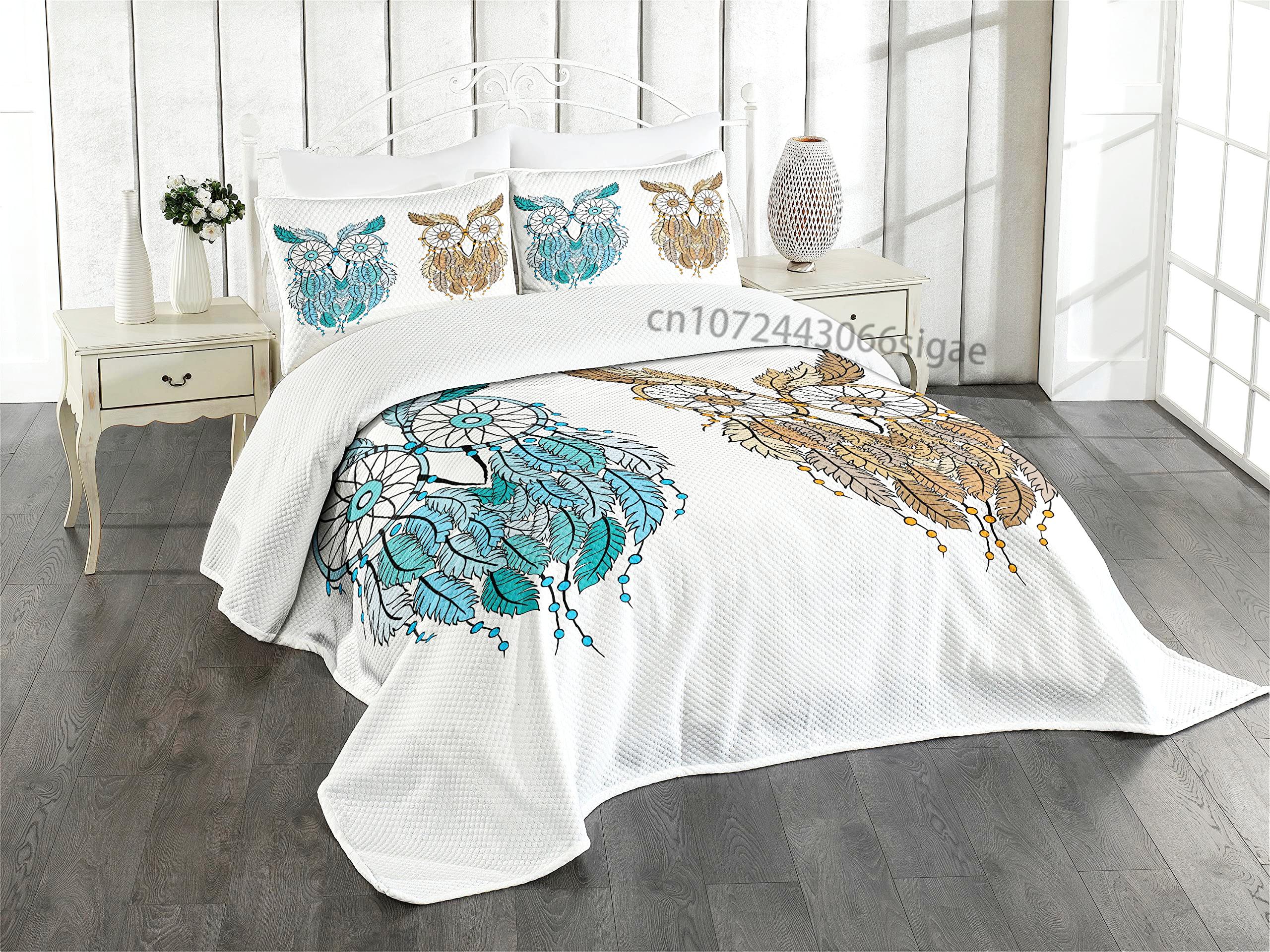 Tribal Duvet Cover Set, Owl Bird Design Decorative 3 Piece Bedding Set with 2 Pillow Shams, King Queen Full Size, for Boys Girls 135x200cm
Tribal Duvet Cover Set, Owl Bird Design Decorative 3 Piece Bedding Set with 2 Pillow Shams, King Queen Full Size, for Boys Girls 135x200cm