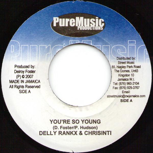 7inch Record DELLY RANKS & CHRISINTI - You re So Young NONE Pure Music Prod 2007 Jamaica Reggae, Ska & Dub Used
7inch Record DELLY RANKS & CHRISINTI - You re So Young NONE Pure Music Prod 2007 Jamaica Reggae, Ska & Dub Used