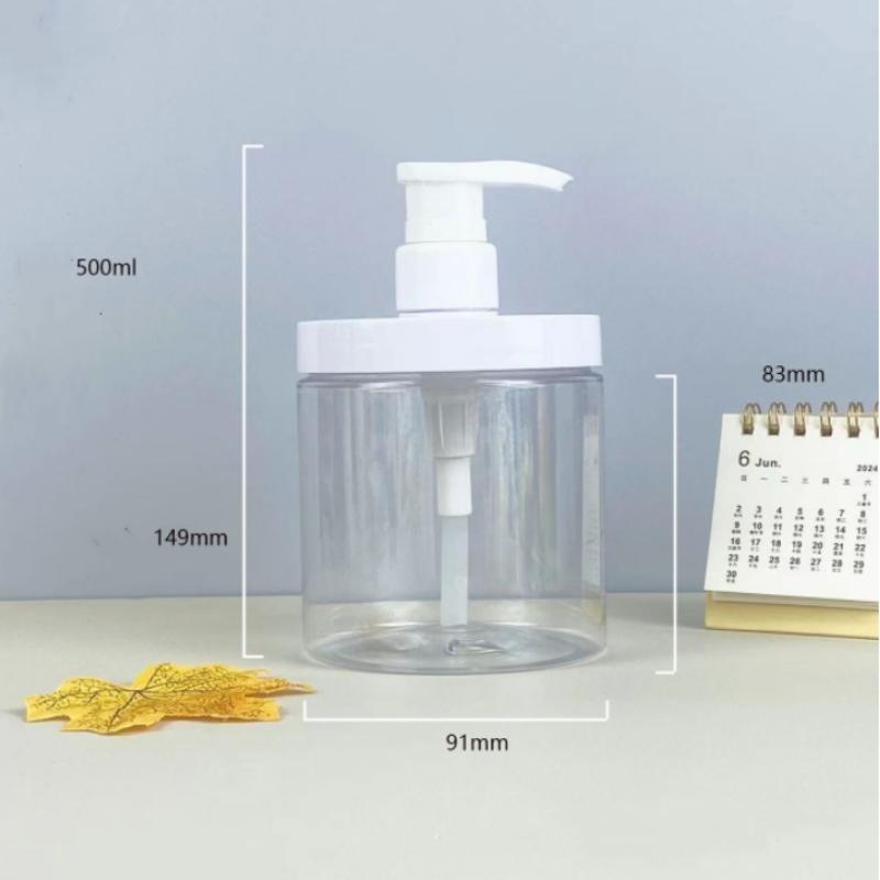 1PC 500ml/1000ml Plastic Pump Bottle Dispenser Wide Mouth Refillable Empty Bottle for Travel Shower Soap (as the picture,Other&plastic)
1PC 500ml/1000ml Plastic Pump Bottle Dispenser Wide Mouth Refillable Empty Bottle for Travel Shower Soap (as the picture,Other&plastic)