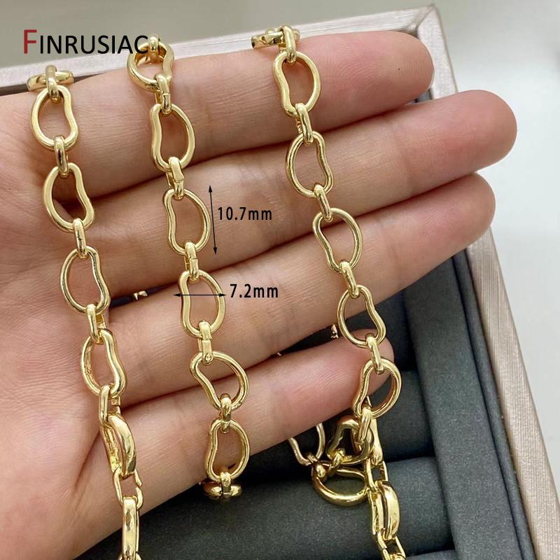 14K Gold Plated Alloy Metal Thick Punk Chain For Jewelry,Chunky Heavy Cable Link Chain for DIY Necklace Bracelet Making Findings 0.5 meter
14K Gold Plated Alloy Metal Thick Punk Chain For Jewelry,Chunky Heavy Cable Link Chain for DIY Necklace Bracelet Making Findings 0.5 meter