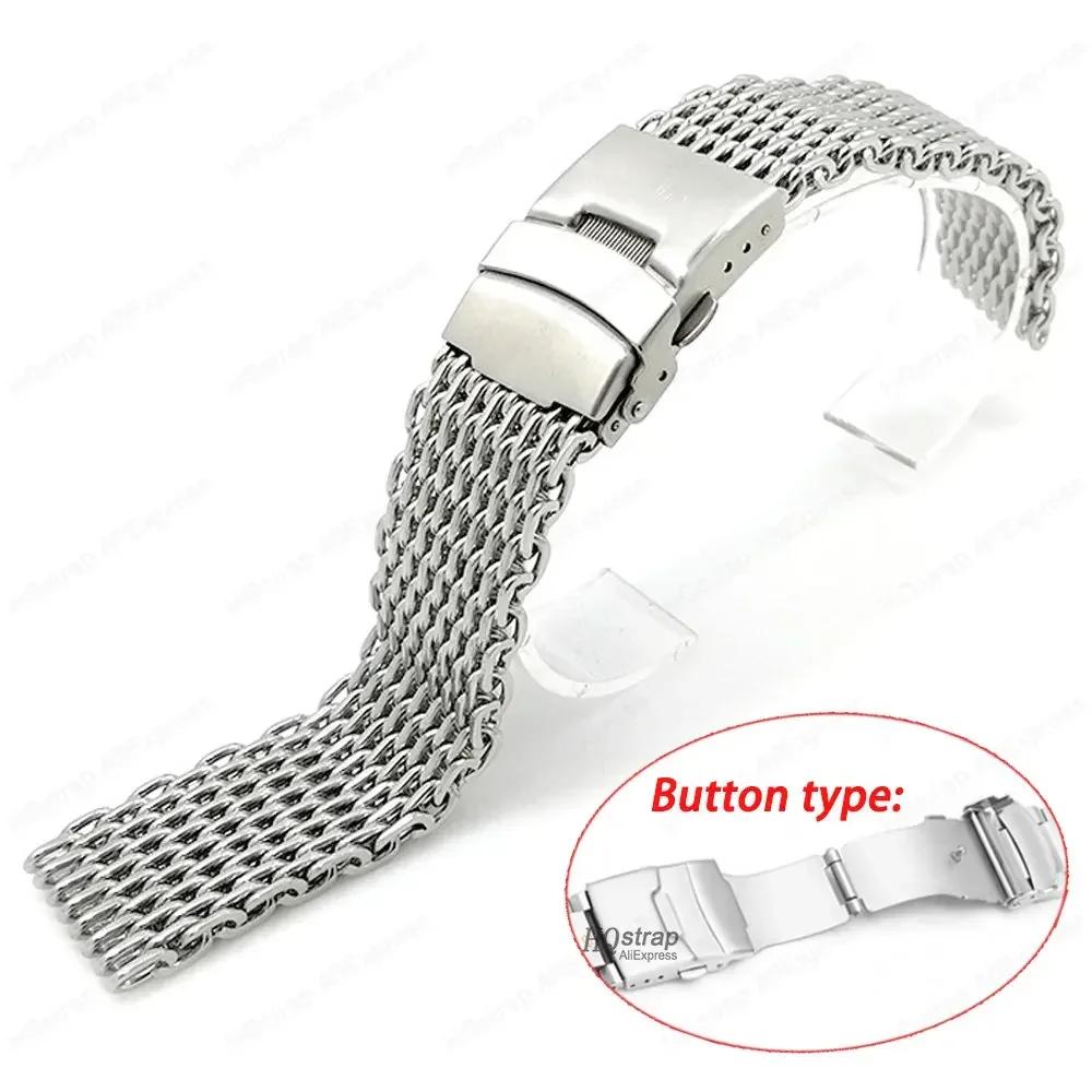 Mesh Stainless Steel Watch Band 18mm 20mm 22mm 24mm Belt for Seiko Smartwatch Replacement Strap for Samsung Band Bracelet Luxury 18mm&XXS (length 14cm)
Mesh Stainless Steel Watch Band 18mm 20mm 22mm 24mm Belt for Seiko Smartwatch Replacement Strap for Samsung Band Bracelet Luxury 18mm&XXS (length 14cm)