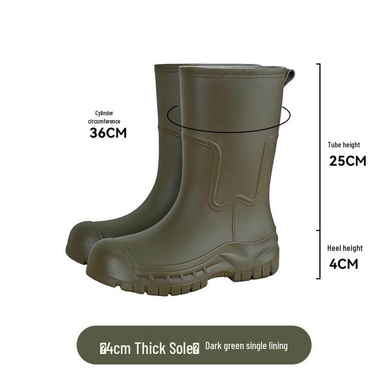Женские водонепроницаемые резиновые сапоги до середины икры - износостойкая, нескользящая обувь для походов, весна и осень 2025 40
Женские водонепроницаемые резиновые сапоги до середины икры - износостойкая, нескользящая обувь для походов, весна и осень 2025 40