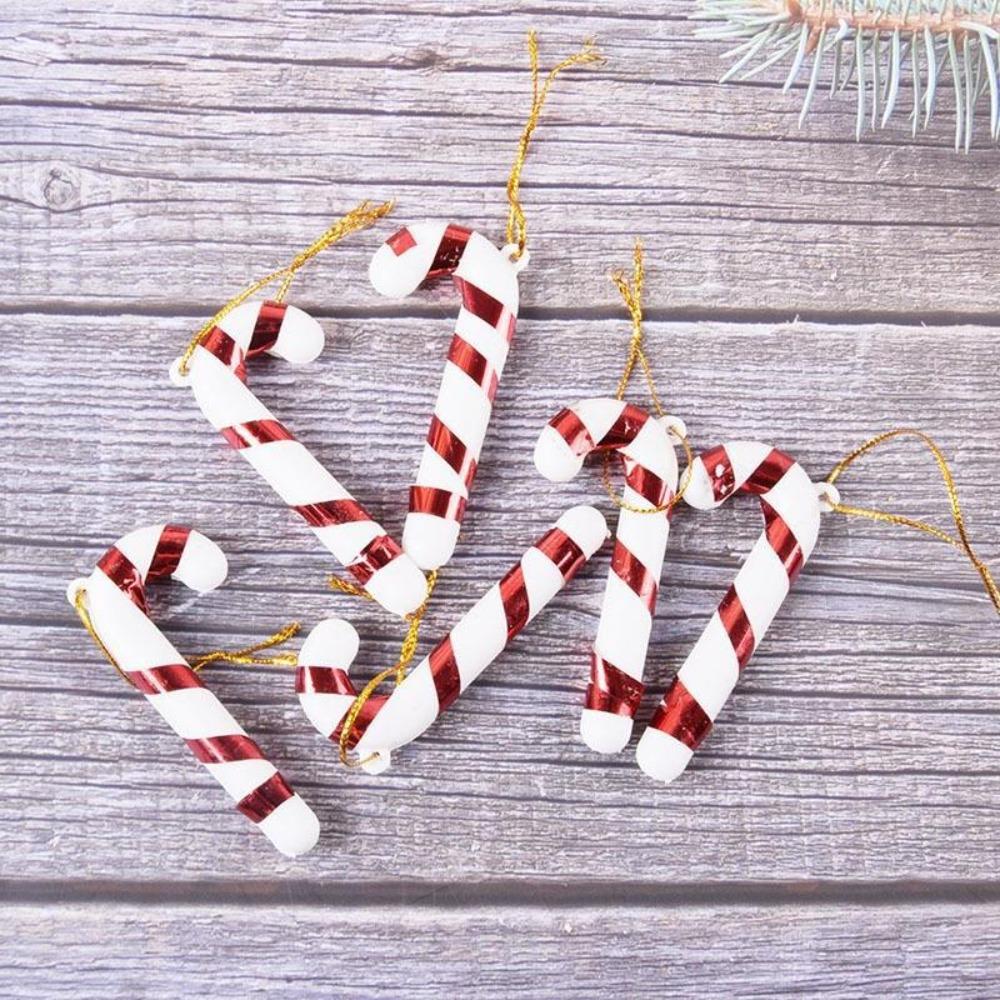 6Pcs/set Plastics Christmas Candy Cane Ornaments Party Supplies Attractive Christmas Lollipop Pendant Xmas Home Decorations червоний
6Pcs/set Plastics Christmas Candy Cane Ornaments Party Supplies Attractive Christmas Lollipop Pendant Xmas Home Decorations червоний