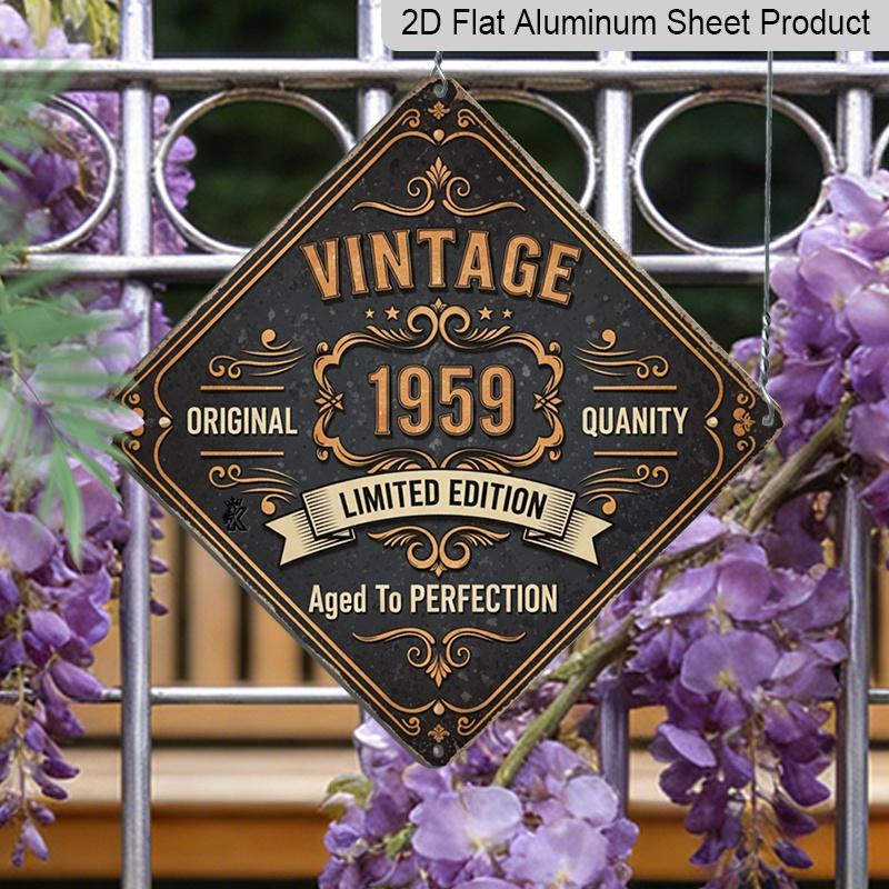 2D Flat, 1pc, Vintage Sign, Decorative Plaque and Ornament, Retro 1959 Limited Edition Design, Vintage Home Decor, Industrial Style Sign, Holiday 20*20cm
2D Flat, 1pc, Vintage Sign, Decorative Plaque and Ornament, Retro 1959 Limited Edition Design, Vintage Home Decor, Industrial Style Sign, Holiday 20*20cm