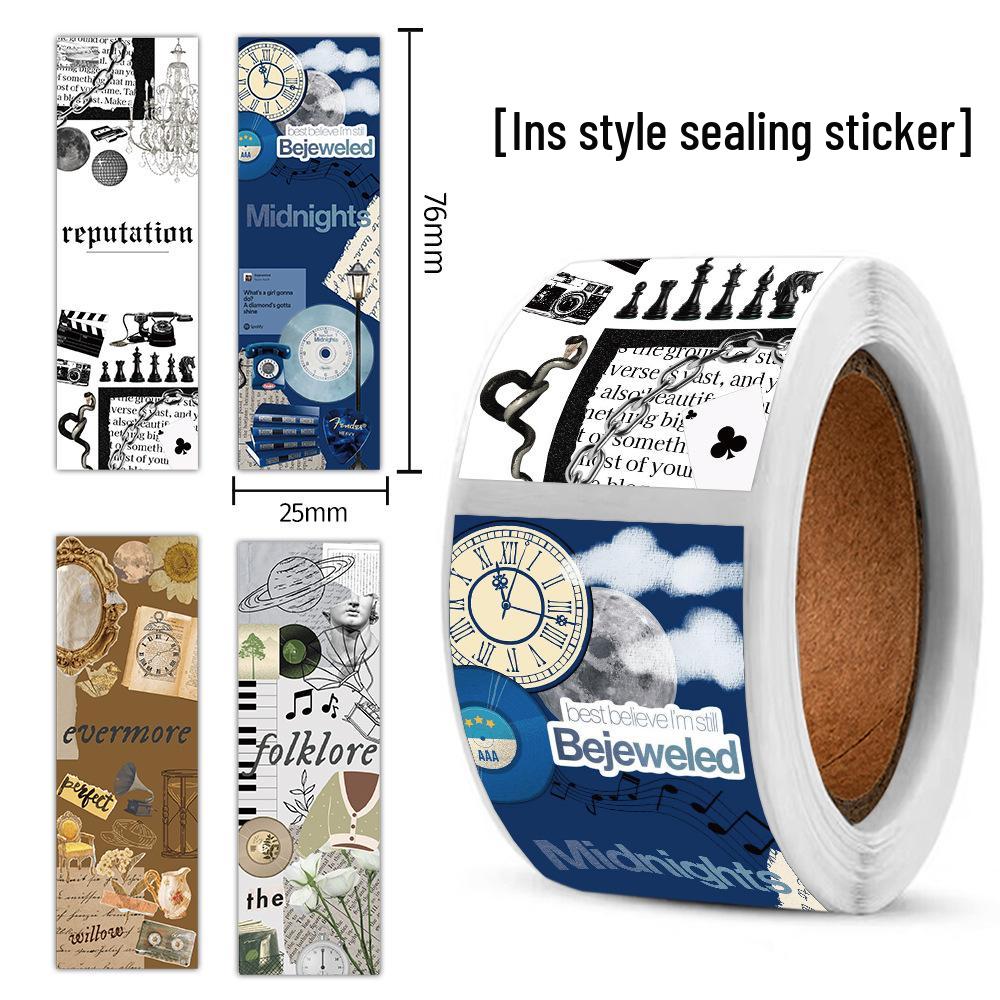 DIY Creative Journal Sealing Stickers - Adhesive Roll for Gift Box Decoration
DIY Creative Journal Sealing Stickers - Adhesive Roll for Gift Box Decoration