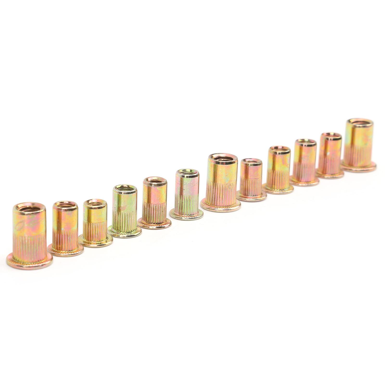 150 шт. Гальванизированная углеродистая сталь Заклепочная гайка Смешанные вставные гайки Гайки-заклепки 632 832 1024 1032 1420 британских
150 шт. Гальванизированная углеродистая сталь Заклепочная гайка Смешанные вставные гайки Гайки-заклепки 632 832 1024 1032 1420 британских