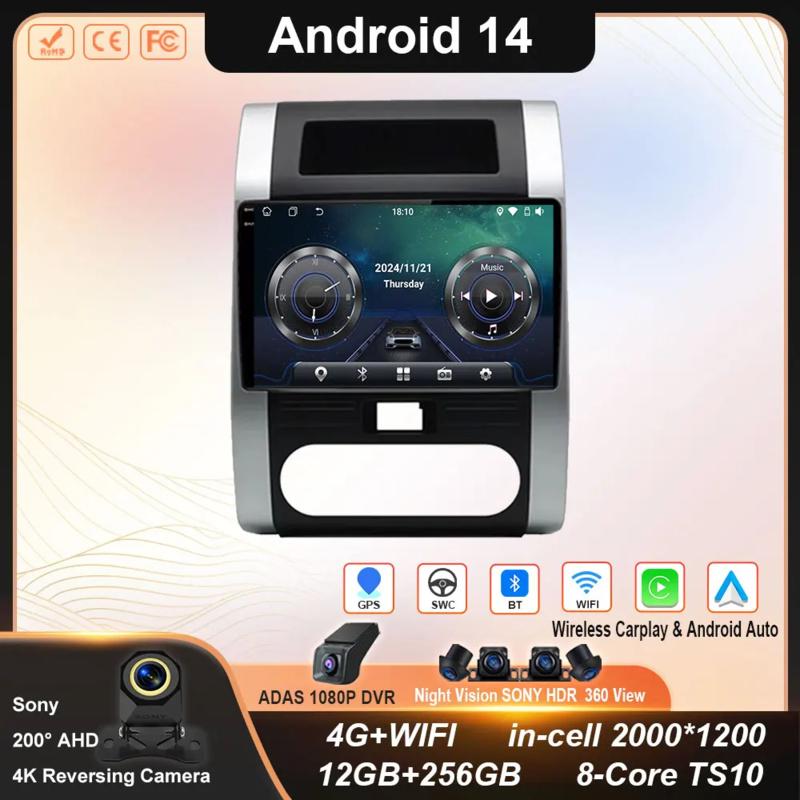 Автомобильное радио мультимедиа для Nissan X-Trail T31 X-Trail-X-Trail 2007 -2015 Авторадио Android 14 Carplay GPS WIFI+4G NO 2 Din Din DVD
Автомобильное радио мультимедиа для Nissan X-Trail T31 X-Trail-X-Trail 2007 -2015 Авторадио Android 14 Carplay GPS WIFI+4G NO 2 Din Din DVD