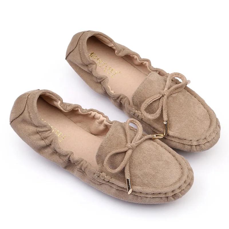 Suede Leather Moccasines Women Soft Bottom Foldabled Flats Round Toe Comfy Casual Shoes Woman Bow Loafers Big Size 43 Sneakers 35 хакі
Suede Leather Moccasines Women Soft Bottom Foldabled Flats Round Toe Comfy Casual Shoes Woman Bow Loafers Big Size 43 Sneakers 35 хакі